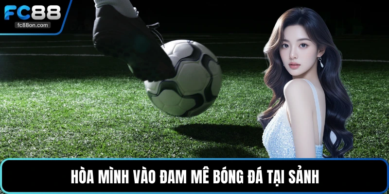 Hòa mình vào đam mê bóng đá tại sảnh