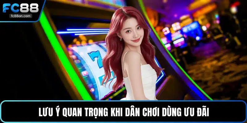 Lưu ý quan trọng khi dân chơi dùng ưu đãi