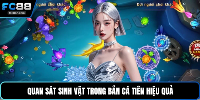 Quan sát sinh vật trong bắn cá tiên hiệu quả