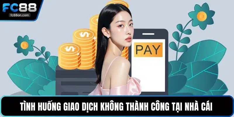 Tình huống giao dịch không thành công tại nhà cái 